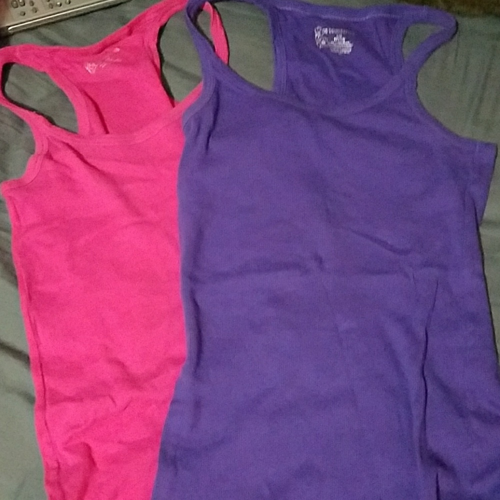 Pink purple tanktops
